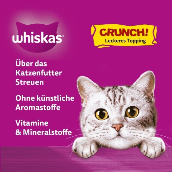 WHISKAS Anti-Hairball Cat Snacks 6 x 50g - Delicious Snacks Against Hairballs for Healthy Fur WHISKAS Anti-Hairball Cat Snacks 6 x 50g - Delicious Snacks Against Hairballs for Healthy Fur