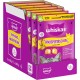 WHISKAS Crispy Bags Cat Snacks Chicken & Cheese 6 x 60 g - Snacks with Chicken and Cheese for Cats
