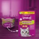 WHISKAS Crispy Bags Cat Snacks Chicken & Cheese 6 x 60 g - Snacks with Chicken and Cheese for Cats
