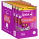 WHISKAS Crispy Bags Cat Snacks Chicken & Cheese 6 x 60 g - Snacks with Chicken and Cheese for Cats