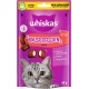 WHISKAS Crispy Bags Cat Snacks Chicken & Cheese 6 x 60 g - Snacks with Chicken and Cheese for Cats