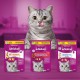 WHISKAS Crispy Bags Cat Snacks Chicken & Cheese 6 x 60 g - Snacks with Chicken and Cheese for Cats