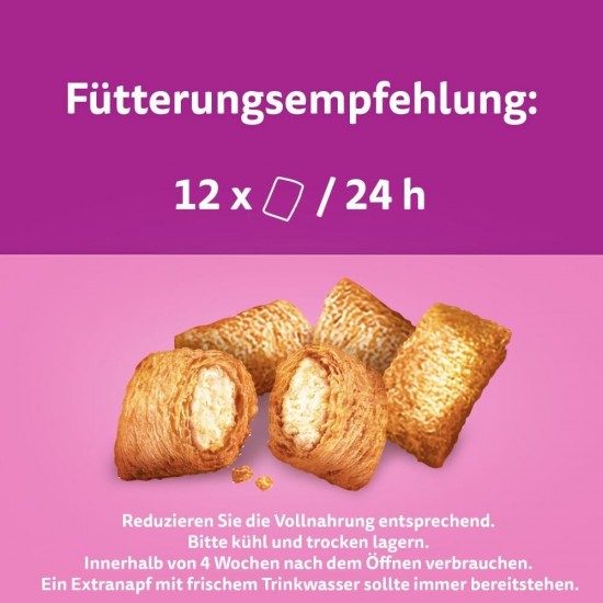 WHISKAS Milk Kitten Cat Snacks 2-12 Months 6 x 50 g - Special Snacks for Kittens with Milk Flavour WHISKAS Milk Kitten Cat Snacks 2-12 Months 6 x 50 g - Special Snacks for Kittens with Milk Flavour