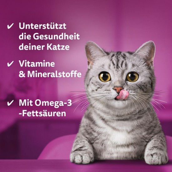 WHISKAS Milk Kitten Cat Snacks 2-12 Months 6 x 50 g - Special Snacks for Kittens with Milk Flavour WHISKAS Milk Kitten Cat Snacks 2-12 Months 6 x 50 g - Special Snacks for Kittens with Milk Flavour