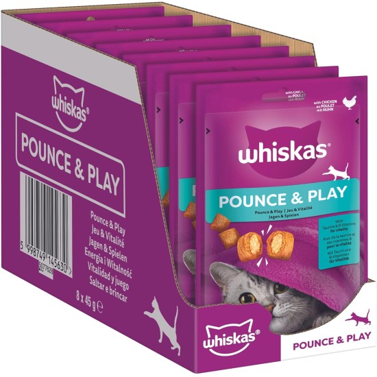 WHISKAS® Portionsbeutel Relax & Unwind mit Huhn 8 x 45g WHISKAS® Portionsbeutel Relax & Unwind mit Huhn 8 x 45g