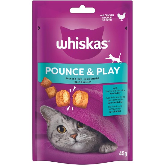 WHISKAS® Portionsbeutel Relax & Unwind mit Huhn 8 x 45g WHISKAS® Portionsbeutel Relax & Unwind mit Huhn 8 x 45g