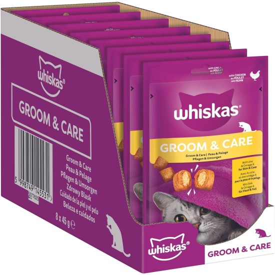 WHISKAS® Portionsbeutel Relax & Unwind mit Huhn 8 x 45g WHISKAS® Portionsbeutel Relax & Unwind mit Huhn 8 x 45g