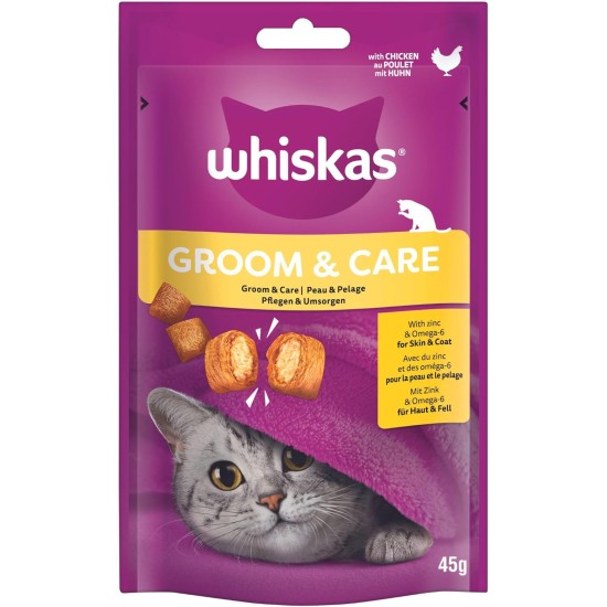 WHISKAS® Portionsbeutel Relax & Unwind mit Huhn 8 x 45g WHISKAS® Portionsbeutel Relax & Unwind mit Huhn 8 x 45g
