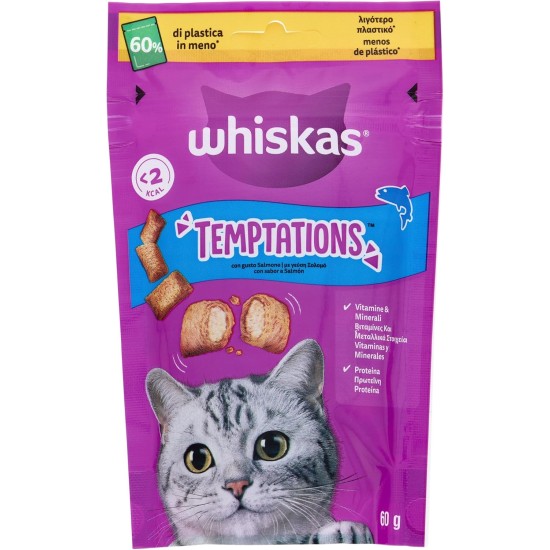 Whiskas Temptations with Salmon 60 g Whiskas Temptations with Salmon 60 g