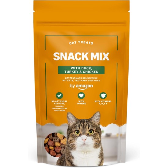 by Amazon - Cat Treats - Pocket Cushion with Chicken & Cheese, 70 g by Amazon - Cat Treats - Pocket Cushion with Chicken & Cheese, 70 g