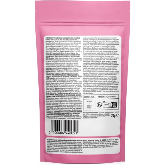 by Amazon - Cat Treats - Pocket Pillows Fishing Mix with Shrimp, Salmon and Trout, 70 g by Amazon - Cat Treats - Pocket Pillows Fishing Mix with Shrimp, Salmon and Trout, 70 g