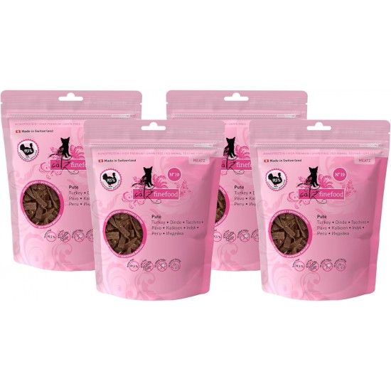 catz finefood Meatz Cat Treats Essential Mix – Crispy Strips from the Most Popular Meat – Cat Snack for Allergy Sufferers without Sugar, Grain-Free (1 x 45 g) catz finefood Meatz Cat Treats Essential Mix – Crispy Strips from the Most Popular Meat – Cat Snack for Allergy Sufferers without Sugar, Grain-Free (1 x 45 g)