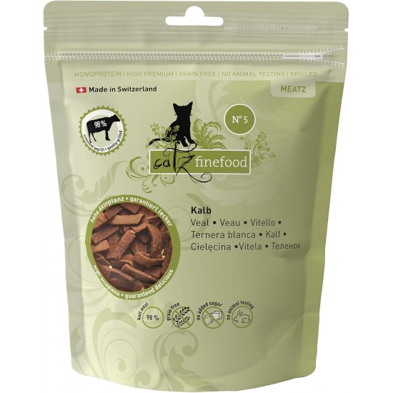 catz finefood Meatz Cat Treats Essential Mix – Crispy Strips from the Most Popular Meat – Cat Snack for Allergy Sufferers without Sugar, Grain-Free (1 x 45 g) catz finefood Meatz Cat Treats Essential Mix – Crispy Strips from the Most Popular Meat – Cat Snack for Allergy Sufferers without Sugar, Grain-Free (1 x 45 g)