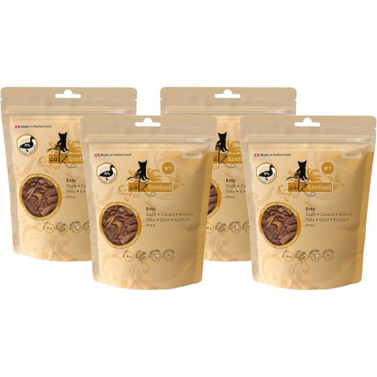 catz finefood Meatz Cat Treats Essential Mix – Crispy Strips from the Most Popular Meat – Cat Snack for Allergy Sufferers without Sugar, Grain-Free (1 x 45 g) catz finefood Meatz Cat Treats Essential Mix – Crispy Strips from the Most Popular Meat – Cat Snack for Allergy Sufferers without Sugar, Grain-Free (1 x 45 g)