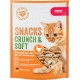 mera Crunch & Soft with Salmon, 200 g Delicious Cat Treats, Nutritious Cat Snack Full of Vitamins and Minerals, Crisky Cushion with Creamy Filling mera Crunch & Soft with Salmon, 200 g Delicious Cat Treats, Nutritious Cat Snack Full of Vitamins and Minerals, Crisky Cushion with Creamy Filling