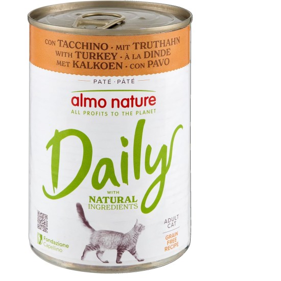Almo Nature Daily Cat Food with Beef, Complete Food for Cats, Wet Food, Pack of 32 (32 x 100 g) Almo Nature Daily Cat Food with Beef, Complete Food for Cats, Wet Food, Pack of 32 (32 x 100 g)