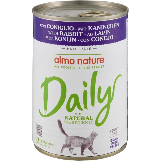 Almo Nature Daily Cat Food with Chicken, Complete Food for Cats, Wet Food, Pack of 32 (32 x 100 g) Almo Nature Daily Cat Food with Chicken, Complete Food for Cats, Wet Food, Pack of 32 (32 x 100 g)