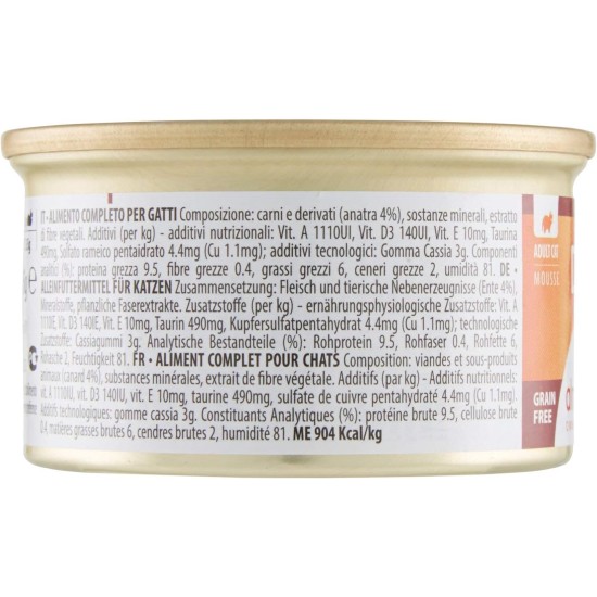 Almo Nature Daily Grain Free Cat Food, Mousse with Chicken, Complete Food for Cats, Wet Food, Pack of 24 (24 x 85 g) Almo Nature Daily Grain Free Cat Food, Mousse with Chicken, Complete Food for Cats, Wet Food, Pack of 24 (24 x 85 g)