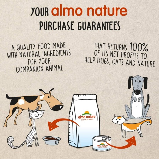 Almo Nature Daily Grain Free Cat Food, Mousse with Chicken, Complete Food for Cats, Wet Food, Pack of 24 (24 x 85 g) Almo Nature Daily Grain Free Cat Food, Mousse with Chicken, Complete Food for Cats, Wet Food, Pack of 24 (24 x 85 g)