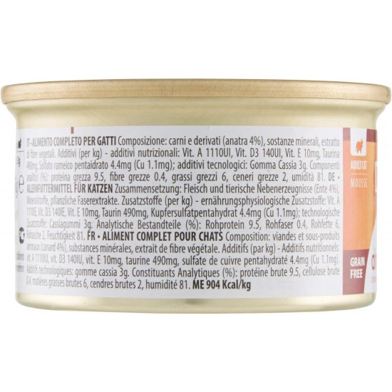 Almo Nature Daily Wet Food for Adults Cats Mousse with Salmon - Tin 24 x 85 g Almo Nature Daily Wet Food for Adults Cats Mousse with Salmon - Tin 24 x 85 g