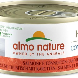 Almo Nature HFC Complete Wet Food for Adult Cats - Salmon and Tuna with Carrots - Pack of 1.68 kg (24 x 70 g) Almo Nature HFC Complete Wet Food for Adult Cats - Salmon and Tuna with Carrots - Pack of 1.68 kg (24 x 70 g)