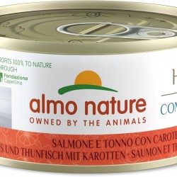Almo Nature HFC Complete Wet Food for Adult Cats - Salmon and Tuna with Carrots - Pack of 1.68 kg (24 x 70 g) Almo Nature HFC Complete Wet Food for Adult Cats - Salmon and Tuna with Carrots - Pack of 1.68 kg (24 x 70 g)
