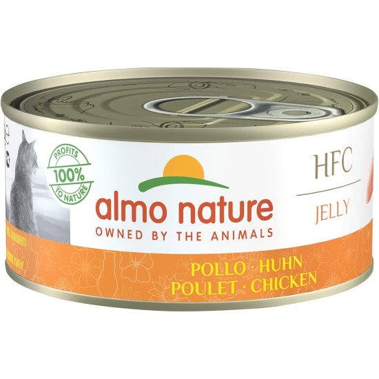 Almo Nature HFC Jelly Nassfutter für Erwachsene Katzen - Dose 150 g.