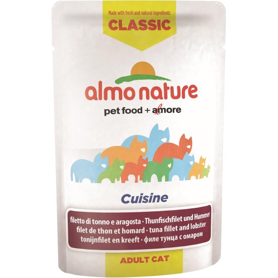 Almo Nature HFC Jelly Wet Cat Food Pouch with Tuna (Pack of 24 x55g) Almo Nature HFC Jelly Wet Cat Food Pouch with Tuna (Pack of 24 x55g)