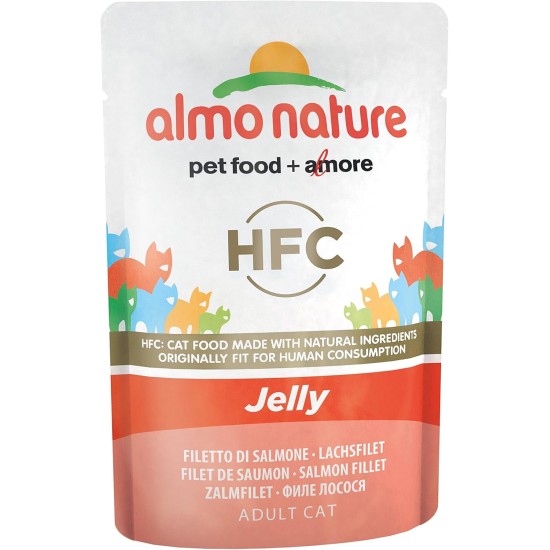 Almo Nature HFC Jelly Wet Cat Food Pouch with Tuna (Pack of 24 x55g) Almo Nature HFC Jelly Wet Cat Food Pouch with Tuna (Pack of 24 x55g)