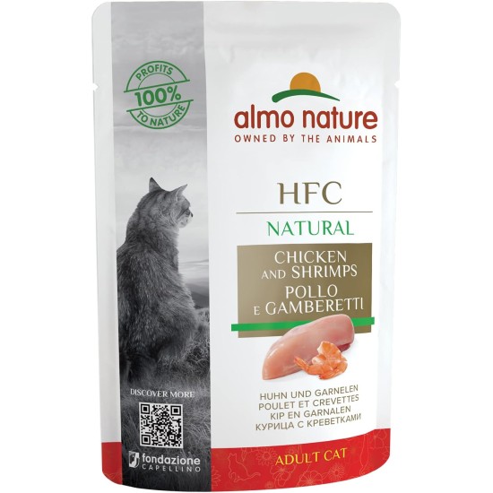 Almo Nature HFC Jelly Wet Cat Food Pouch with Tuna (Pack of 24 x55g) Almo Nature HFC Jelly Wet Cat Food Pouch with Tuna (Pack of 24 x55g)