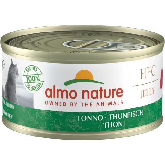 Almo Nature HFC Jelly Wet Food for Adults Cats Tuna - Tin 70 g Almo Nature HFC Jelly Wet Food for Adults Cats Tuna - Tin 70 g
