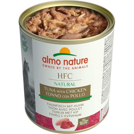 Almo Nature HFC Natural - Tuna and Chicken (Pack of 12 x 280g Tin) Almo Nature HFC Natural - Tuna and Chicken (Pack of 12 x 280g Tin)