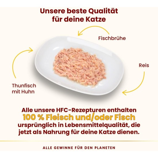 Almo Nature HFC Natural - Tuna and Chicken (Pack of 12 x 280g Tin) Almo Nature HFC Natural - Tuna and Chicken (Pack of 12 x 280g Tin)