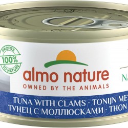 Almo Nature HFC Natural - Wet Cat Food with Tuna & Clams (Pack of 24 x 70g Tins) Almo Nature HFC Natural - Wet Cat Food with Tuna & Clams (Pack of 24 x 70g Tins)