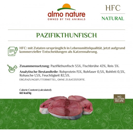 Almo Nature HFC Natural Nassfutter für Erwachsene Katzen - Dose 150 g. Almo Nature HFC Natural Nassfutter für Erwachsene Katzen - Dose 150 g.