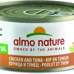 Almo Nature HFC Natural Wet Cat Food with Chicken and Tuna (24 Cans of 70 g) Transparent Almo Nature HFC Natural Wet Cat Food with Chicken and Tuna (24 Cans of 70 g) Transparent