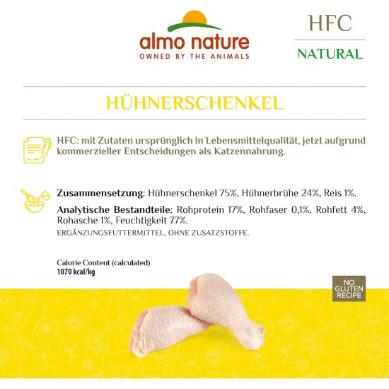 Almo Nature Legend Cat Food Hühnerschenkel 24 x 70 g Almo Nature Legend Cat Food Hühnerschenkel 24 x 70 g