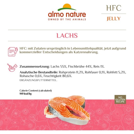 Almo Nature Legend Cat Food Salmon 24 x 70 g Almo Nature Legend Cat Food Salmon 24 x 70 g