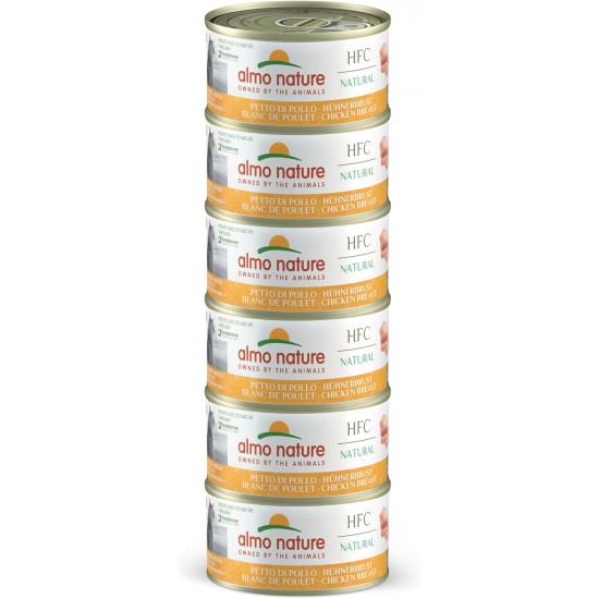 Almo Nature Mega Pack - Chicken Breast 6 x 70g Almo Nature Mega Pack - Chicken Breast 6 x 70g