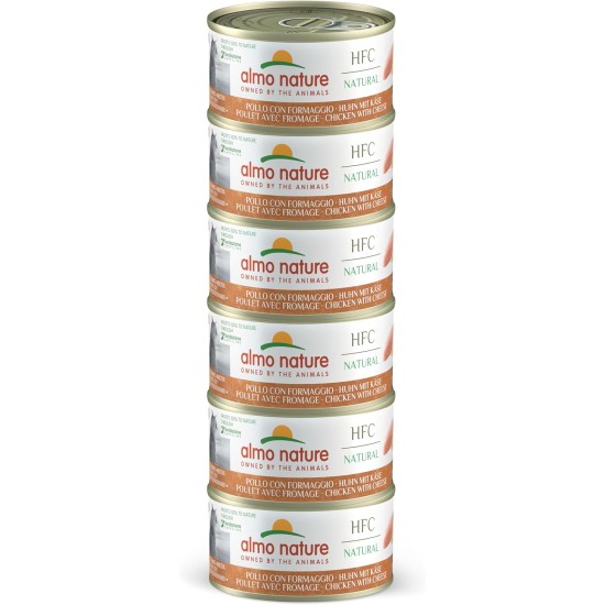 Almo Nature Megapack Wet Cat Food - Salmon and Chicken - Pack of 6 (6 x 70 g) Almo Nature Megapack Wet Cat Food - Salmon and Chicken - Pack of 6 (6 x 70 g)