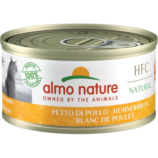 Almo Nature Megapack Wet Cat Food - Salmon and Chicken - Pack of 6 (6 x 70 g) Almo Nature Megapack Wet Cat Food - Salmon and Chicken - Pack of 6 (6 x 70 g)