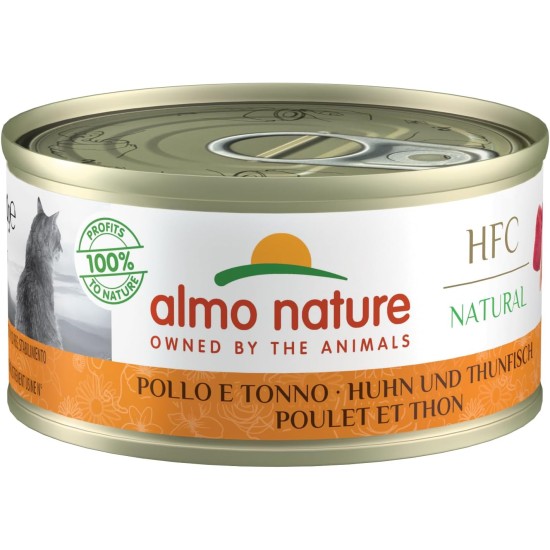 Almo Nature Megapack Wet Cat Food - Salmon and Chicken - Pack of 6 (6 x 70 g) Almo Nature Megapack Wet Cat Food - Salmon and Chicken - Pack of 6 (6 x 70 g)