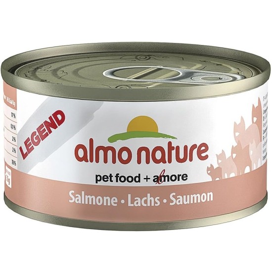 Almo Nature Megapack Wet Cat Food - Salmon and Chicken - Pack of 6 (6 x 70 g) Almo Nature Megapack Wet Cat Food - Salmon and Chicken - Pack of 6 (6 x 70 g)