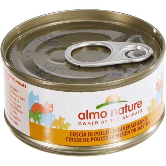 Almo Nature Megapack Wet Cat Food, Chicken Thigh, Pack of 6 (6 x 70 g) Almo Nature Megapack Wet Cat Food, Chicken Thigh, Pack of 6 (6 x 70 g)