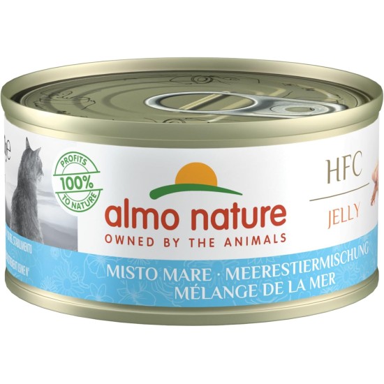 Almo Nature Megapack Wet Cat Food, Sea Animal Mix, Pack of 6 (6 x 70 g) Almo Nature Megapack Wet Cat Food, Sea Animal Mix, Pack of 6 (6 x 70 g)