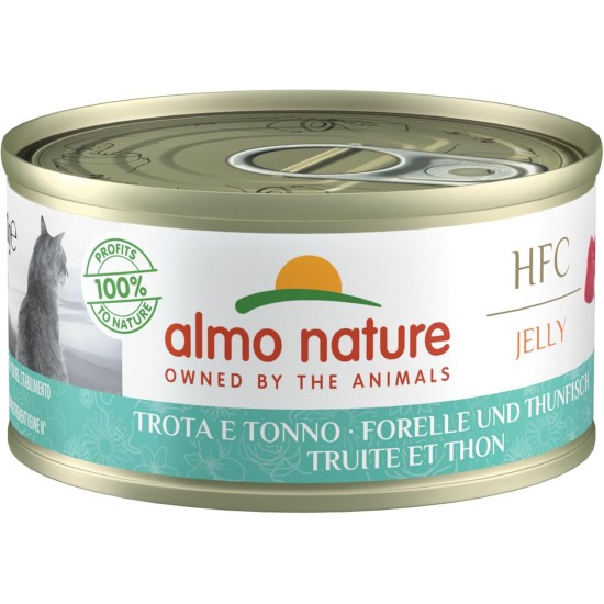 Almo Nature Megapack Wet Cat Food, Trout and Tuna, Pack of 6 (6 x 70 g) Almo Nature Megapack Wet Cat Food, Trout and Tuna, Pack of 6 (6 x 70 g)