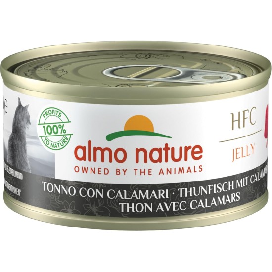 Almo Nature Megapack Wet Cat Food, Tuna with Calamaris - Pack of 6 (6 x 70 g) Almo Nature Megapack Wet Cat Food, Tuna with Calamaris - Pack of 6 (6 x 70 g)