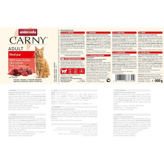 Animonda Carny Adult Cat Food - Wet food for adult cats, customisable Animonda Carny Adult Cat Food - Wet food for adult cats, customisable