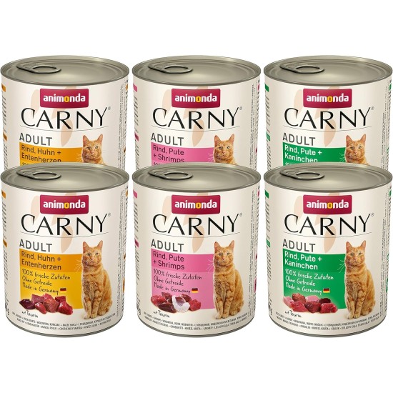 Animonda Carny Adult Cat Food - Wet food for adult cats, customisable Animonda Carny Adult Cat Food - Wet food for adult cats, customisable