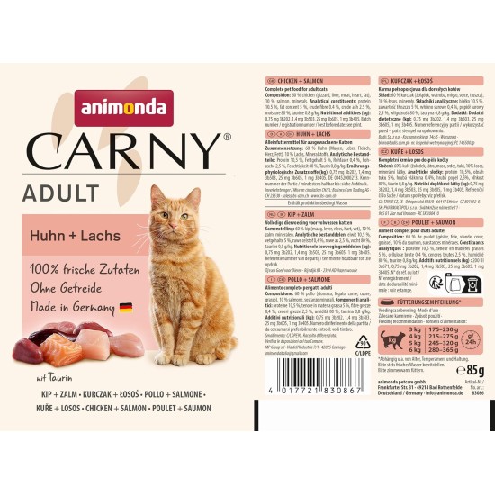 Animonda Carny Adult Cat Food - Wet food for adult cats, customisable Animonda Carny Adult Cat Food - Wet food for adult cats, customisable